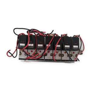 Koganei A030E1 Solenoid Valve Manifold 7 Valves