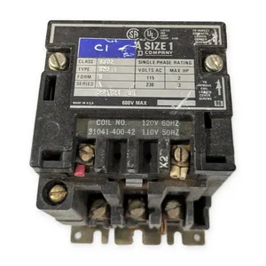 Square D 8502 SCO-1 Form Size Contactor