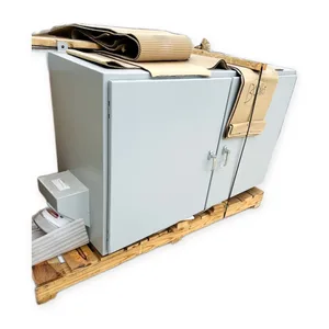 SS Receptacle Enclosure NEMA 3R 60W x 36H x 20D Two Door Power Cabinet LOT OF 2