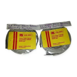 RS Components 256-893 Plain Barrel Proximity Switch