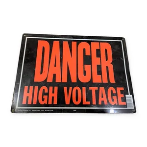 HY-KO Products 842 "Danger High Voltage"... Lot of 3