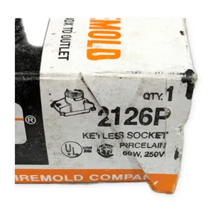 Wiremold Keyless Porcelain Sockets