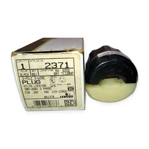 Leviton 2371 20A-250V Grounding Locking Plug