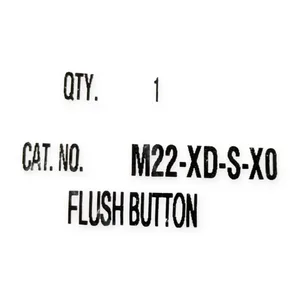 Eaton M22-XD-S-XO Flush Button