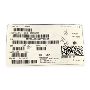 ON Semiconductor MCR22-6 SCR Thyristor