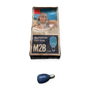 Westinghouse M2B Blue Dot Flashbulbs Bayonet Base