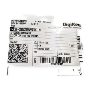 Kemet C0805C104K5RACTU Ceramic Capacitor