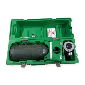 LifeSafe Services Emergency O2 Inhalator Green Wall Case Cylinder Regulator Kit