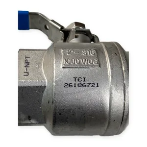 2-PIECE 316 Stainless Steel Ball Valve