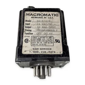 Macromatic SS-61628 Ranger Off Delay Timer Relay