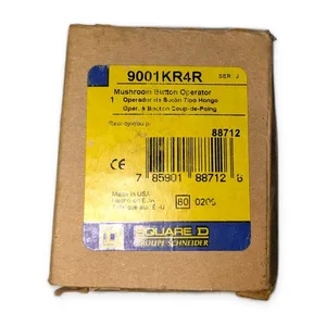 Square D 9001KR4R Mushroom Button Operator
