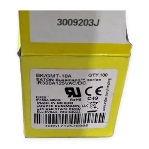 Bussmann BK/GMT-10A Acting Indicating Fuse