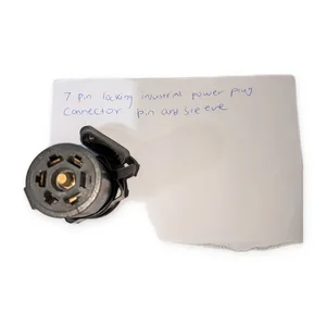 7 PIN LOCKING INDUSTRIAL POWER PLUG CONNECTOR trailer adapter