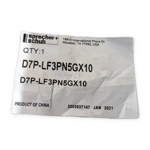Sprecher + Schuh D7P-LF3PN5GX10 Pushbutton