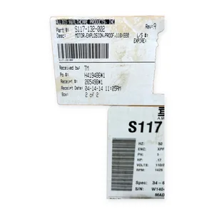 Baldor S117-132-002 Motor