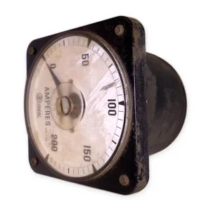 Kratos A4A Amperes Analog Panel Meter Gauge