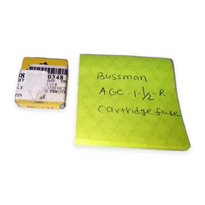 Bussmann AGC-1-1/2-R Fast-Acting Glass Fuse – actual item, photo 1 of 3