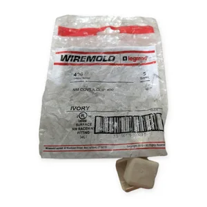 Wiremold 406 Ivory PVC Non-Metallic Cover