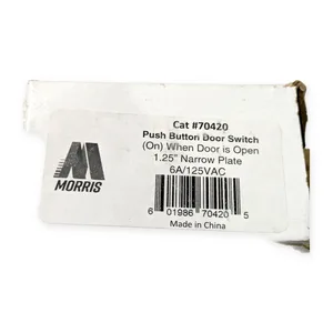 Morris 70420 Push Button Door Switch – actual item, photo 1 of 3