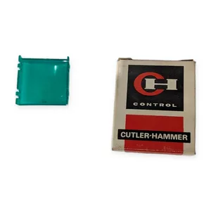 Cutler-Hammer RUN Green Lense Switch Cover