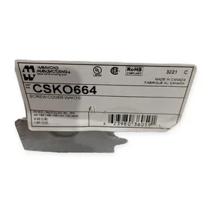 Hammond CSKO664 Steel Screw Cover – actual item, photo 1 of 4