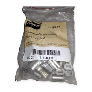 Dayton 1DLF3 TIN Platted Copper Sleeves Cable