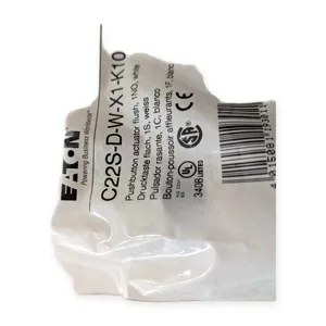 Eaton C22S-D-W-X1-K10 Compact Pushbutton Actuator