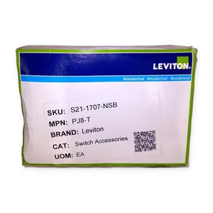 Leviton PJ8-T Midwy Thrmoplastic Wallplate