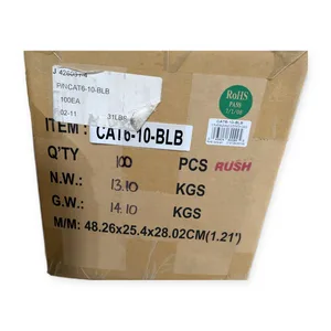 CAT6-10-BLB 10' RJ45 Male-Male Patch Cable