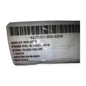 B-142E0250-9 Stem Fluid Valve