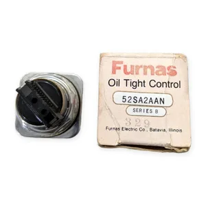 Furnas 52SA2AAN Switch Control Chrome Panel