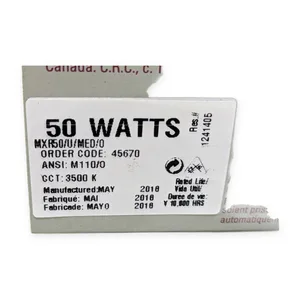 General Electric ED17 Metal Halide Lamp