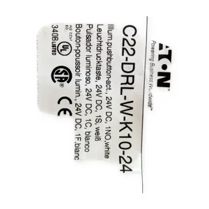 Eaton C22-DRL-W-K10-24 Push Button