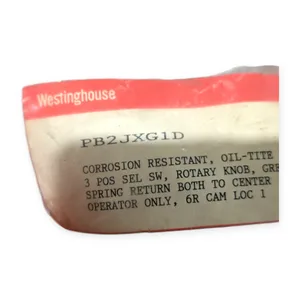 Westinghouse PB2JXG1D Switch 3 Position Rotary Knob