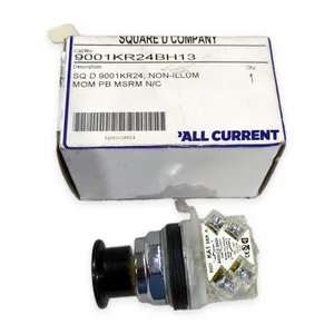 Squareucomipany 9001KR24BH13 Black Mushroom Push Button