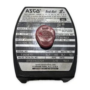 ASCO EF8316G054 Red Hat 3 Way Solenoid Valve