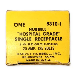 Hubbell 8310-1 Single Receptacle