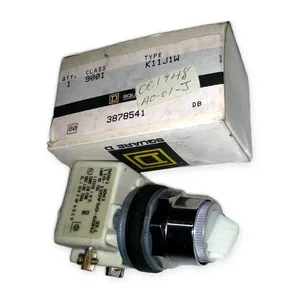 Schneider Electric 9001 K11J1W Square Illuminated Pilot Light