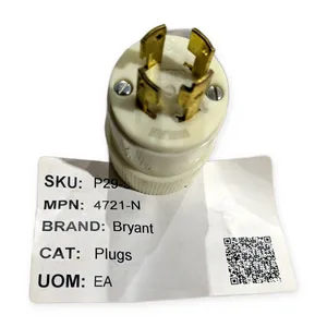 Bryant 4721-N Plugs Twist-Lock Plug
