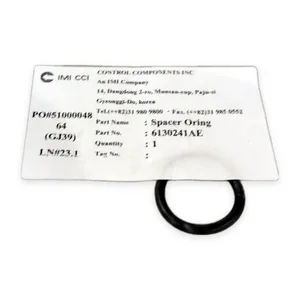 IMI CCI POIS1000048 O-Ring Black Elastomer Valve