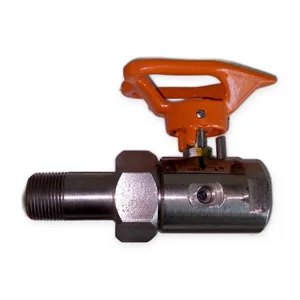 Geo. B. Allan Stainless Steel Block Valve 600 PSI 41 Bar 500F Threaded Lever – actual item, photo 1 of 8