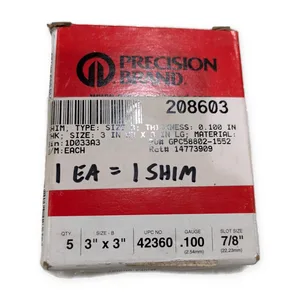 Precision Brand 42360 Slotted Shim .100 Gauge