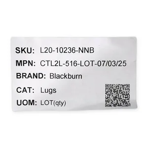 Blackburn CTL2L-516 Hole Compression Lug Connector