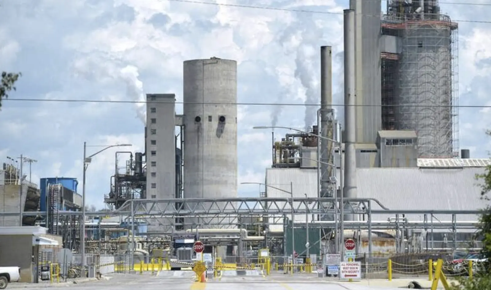 Industrial plant site
